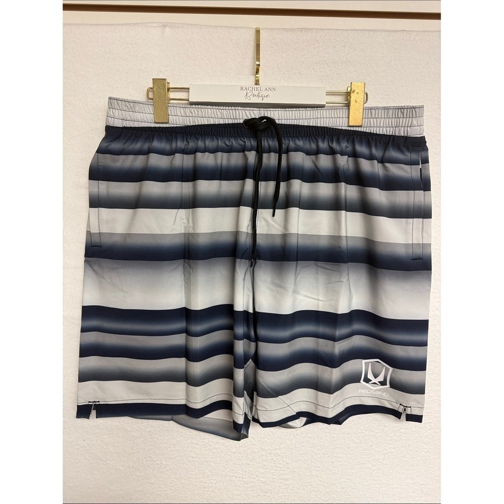 Redsand Perry Ellis Swim Trunks Size XXL Drawstring Lined Pockets NWT